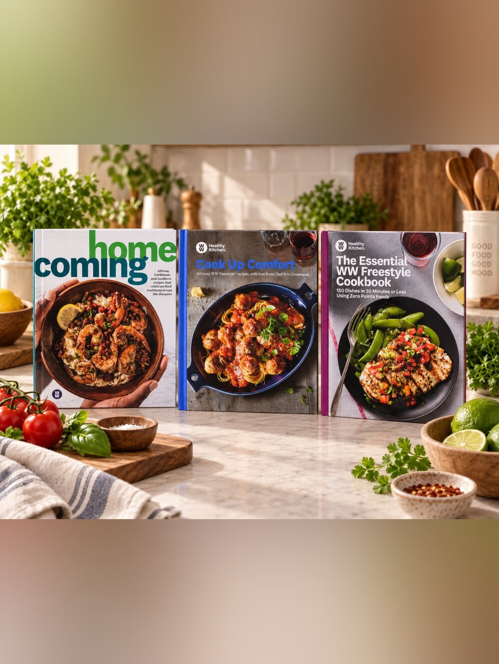 "Cook Up Comfort" Cookbook - Blue
